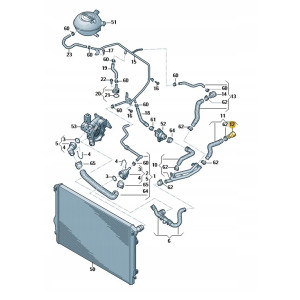 Nowe aluminiowe szybkozłącze OE 3B0122291B