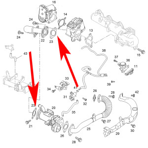 569 Zaślepka EGR RENAULT NISSAN X-TRAIL 2.0 dCi