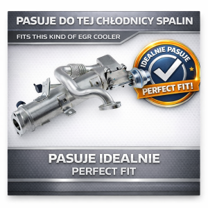 Bypass chłodnicy spalin EGR 2.0 TDI Audi A4 A5 A6 Q5 Seat Exeo 03L131512AB AC AH