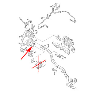 Zaślepka EGR 1.6 TDI 2.0 TDI VAG Audi VW Seat Skoda 04L131501B 04L131513B 04L131512A
