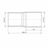 Końcówka-redukcja tłumika 57-60 mm