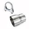 Redukcja wydechu nierdzewna roztłoczenie 45/54mm INOX wsuwka