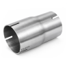 Redukcja wydechu nierdzewna roztłoczenie 45/45mm INOX wsuwka