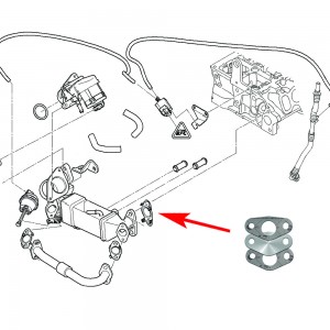 617 ZAŚLEPKA EGR BMW 2.0 3.0 d N47 N57 N47S N57S