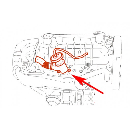 527 Zaślepka EGR Ford, Citroen, Peugeot 2.0 8V HDI - ADITECH