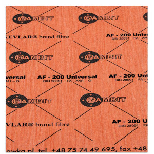 Płyta na uszczelki AF-200 Universal 0,5mm 250x1000mm Gambit klingeryt