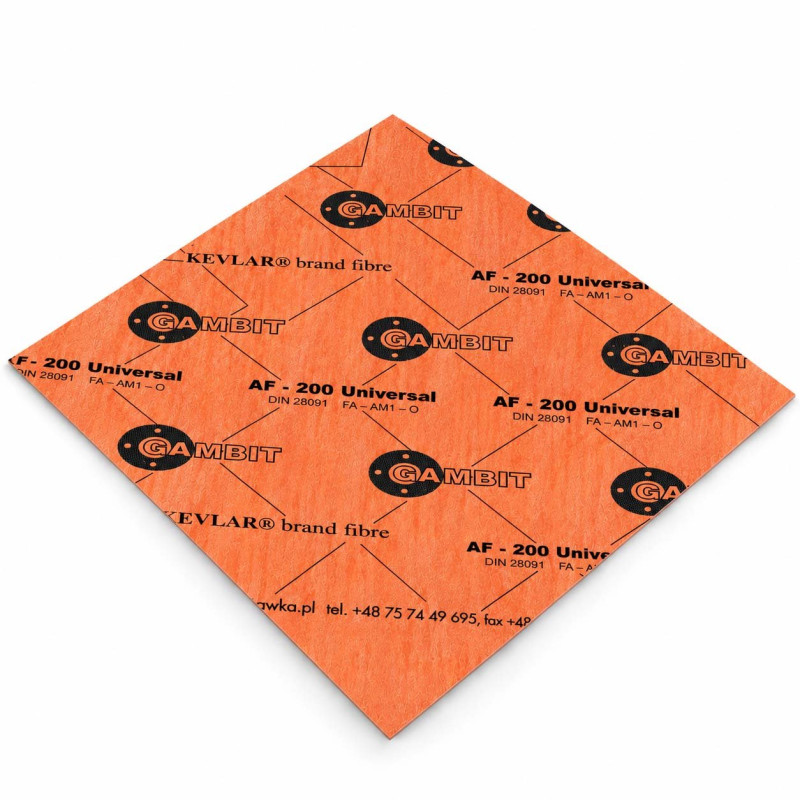 Materiał na uszczelki AF-200 Universal 0,5mm 750x750mm Gambit