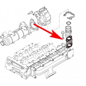 635 Zaślepka zaworu EGR Citroen Peugeot Iveco 3.0 HDI HPT HPI