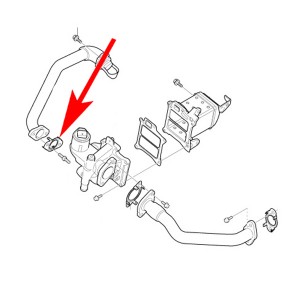 631 Zaślepka zaworu EGR VOLVO S60 XC60 XC70 V40 S80 V70 D4204TX 36010128