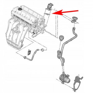 549 Zaślepka EGR CITROEN C4 C5 C8 Evasion 1.8 2.0 16V