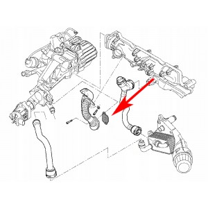 565 Zaślepka EGR 1.6 2.0 JTDM FIAT ALFA ROMEO LANCIA