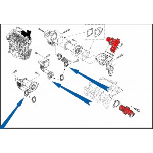 567 Zaślepka EGR RENAULT DACIA NISSAN 1.5 dCi