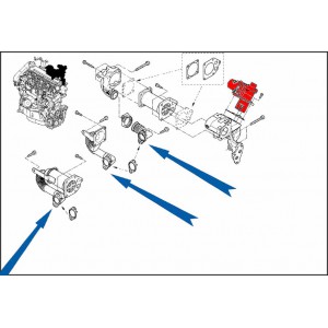 567 Zaślepka EGR RENAULT DACIA NISSAN 1.5 dCi