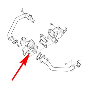 006 Zaślepka zaworu EGR VOLVO S60 XC60 XC70 V40 S80 V70 D4204TX 36010128