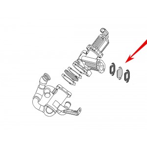 081 Zaślepka EGR 1.3 JTD Multjet FIAT 1.3 CDTI OPE