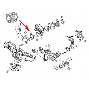 658 Zaślepka Zaworu EGR Renault Opel 2.3 dCi CDTI Biturbo