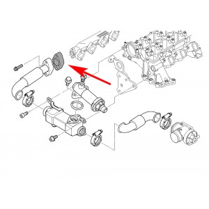 113 Uszczelka EGR BMW E46,E38, E39, E90, E65