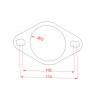 70 mm Flansza nierdzewna kwasoodporna INOX