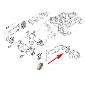 880 Zaślepka EGR BMW 2.0 3.0 D M47 M47N M57 M57N M51