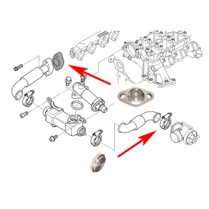 2880 Zaślepka EGR BMW 2.0 3.0 D M47 M47N M57 M57N M51