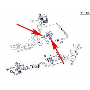 675 Zaślepka zaworu EGR Mercedes OM642
