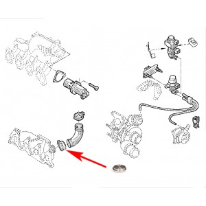 060 Zaślepka EGR RENAULT NISSAN VOLVO OPEL 1.9 dCi