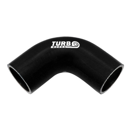 Kolanko 90st TurboWorks Black 51mm