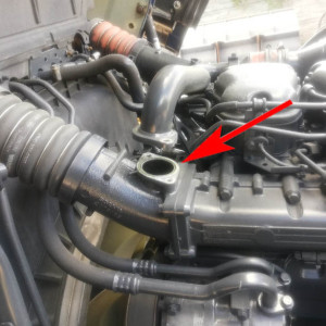 W056 ZAŚLEPKA EGR SCANIA R 450 euro 6