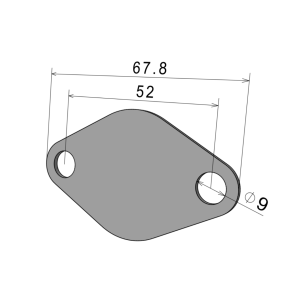 2503 Zaślepka zaworu EGR Alfa Fiat Lancia Opel Citroen Peugeot 1.3 JTD CDTI