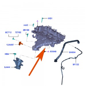 K008 Zaślepka EGR Citroen Peugeot Ford 2.0 HDI