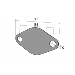 552 Zaślepka EGR 1.9 TDI AFN AVG 1Z AHU AHH AFF