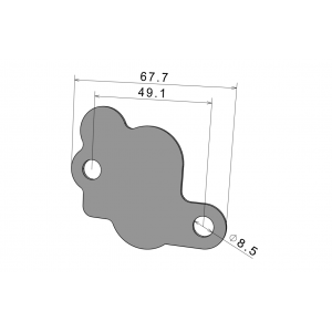 561 Zaślepka EGR FORD 1.8, 2.0 DURATEC