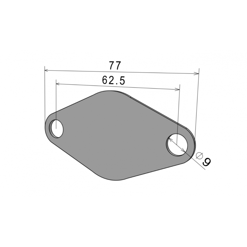 2527 Zaślepka EGR Ford, Citroen, Peugeot 2.0 8V HDI - ADITECH