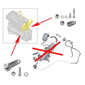 897/3 Zestaw do usunięcia układu EGR w silnikach BMW B47 2.0 Diesel