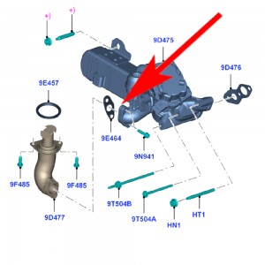 W073 Zaślepka EGR Citroen Peugeot Ford 2.0 HDI