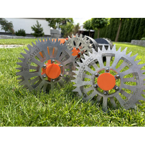 KO03 Koła do robota koszącego WORX Landroid S i M stal nierdzewna 3mm