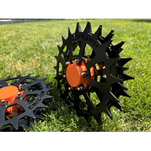 KO08 Koła do robota koszącego WORX Landroid M600 M800 L1300 stal węglowa 3mm