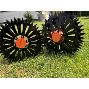 KO04 Koła do kosiarek WORX Landroid S i M stal węglowa 3mm