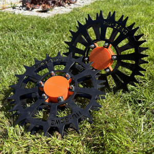 KO10 Koła do robota koszącego HUSQVARNA AUTOMOWER 305, 310, 315, 315X, 415X, 415XI stal nierdzewna 3mm