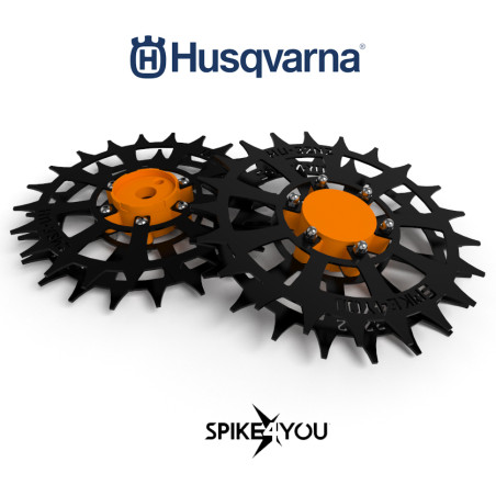 KO10 Koła do robota koszącego HUSQVARNA AUTOMOWER 305, 310, 315, 315X, 415X, 415XI stal nierdzewna 3mm