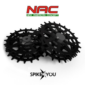 KO19 Koła do robota koszącego NAC RLM600-FS, RLM300-FS stal nierdzewna 3mm