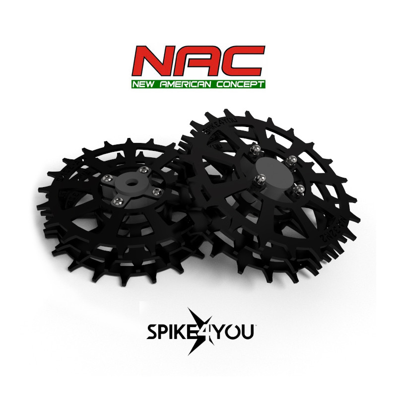 KO19 Koła do robota koszącego NAC RLM600-FS, RLM300-FS stal nierdzewna 3mm