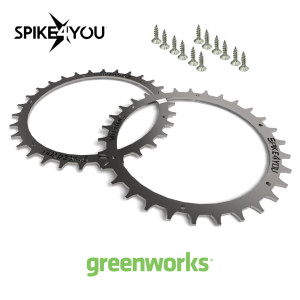 OB17 Kolce do robota koszącego GREENWORKS OptiMow M, 10, 15 stal nierdzewna 3mm