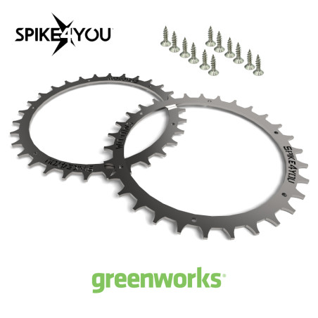 OB17 Kolce do robota koszącego GREENWORKS OptiMow M, 10, 15 stal nierdzewna 3mm
