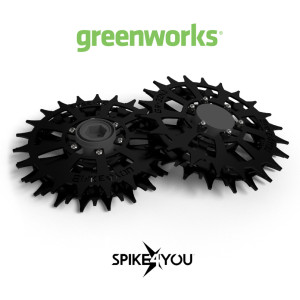 KO17 Koła do robota koszącego GREENWORKS OptiMow M, 10, 15  stal nierdzewna 3mm
