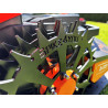 KO08 Koła do robota koszącego WORX Landroid M600 M800 L1300 stal węglowa 3mm