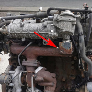 K046 Zaślepka EGR 3.0 HDi Multijet HPT Citroen Fiat Iveco Peugeot F1CE0481 F30DT