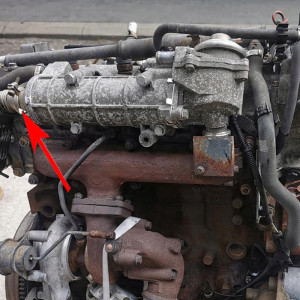 B17 Zaślepka EGR 3.0 HDi Multijet HPT Citroen Fiat Iveco Peugeot F1CE0481 F30DT