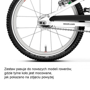 Adapter kółek bocznych rowerów WOOM 3 AUTOMAGIC