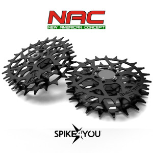 KO31 Koła do robota koszącego NAC RLM 1800G2-T stal nierdzewna 3mm
